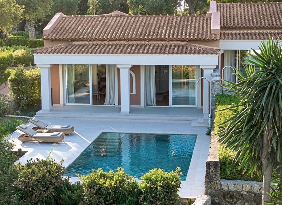 Grecotel Eva Palace - Wohnbeispiel Villa Dream One Bedroom Private Pool 1st Row (Zimmercodierung V1R)