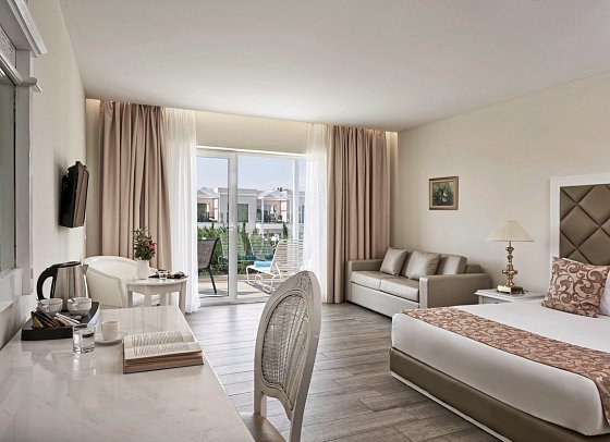 Sandy Villas Resort - Wohnbeispiel Doppelzimmer Superior Poolblick (Zimmercodierung DSP)