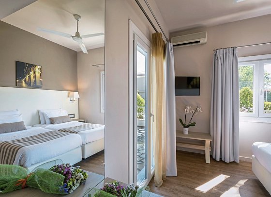 Acharavi Beach - Wohnbeispiel Appartement 2 Schlafzimmer Executive (Zimmercodierung OT1)