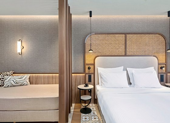 Apollo Corfu - Wohnbeispiel Juniorsuite Deluxe Privatpool (Zimmercodierung JDR)