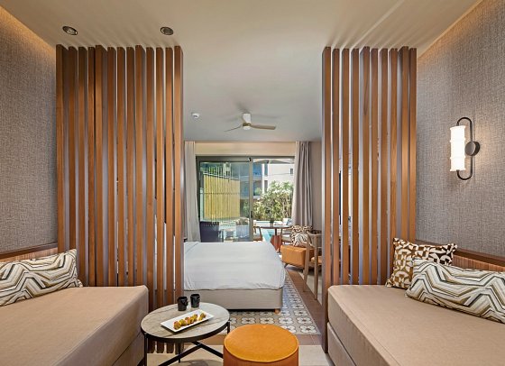 Apollo Corfu - Wohnbeispiel Juniorsuite Deluxe Privatpool (Zimmercodierung JDR)
