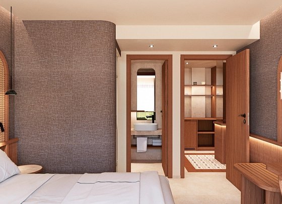 Apollo Corfu - Wohnbeispiel Suite Deluxe Family (Zimmercodierung WD1)
