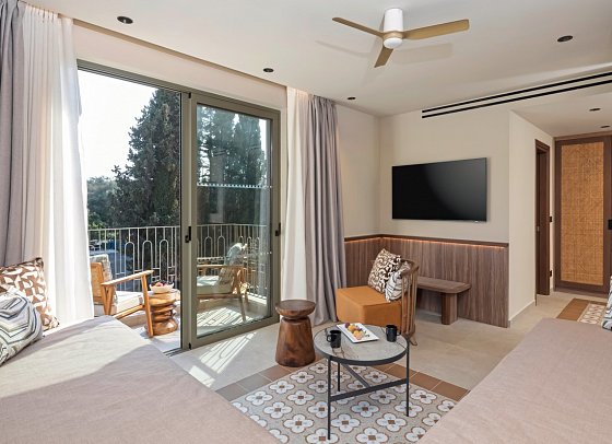 Apollo Corfu - Wohnbeispiel Suite Deluxe Family (Zimmercodierung WD1)