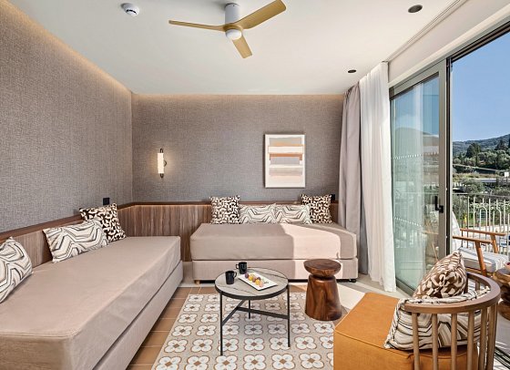 Apollo Corfu - Wohnbeispiel Suite Deluxe Family (Zimmercodierung WD1)