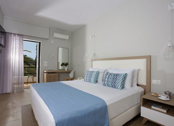 Paradise Hotel Corfu - Wohnbeispiel Doppelzimmer Superior Gartenblick (Zimmercodierung DSG)