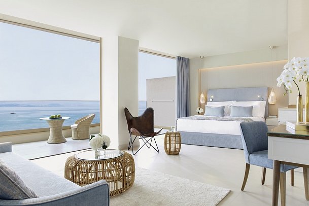 Ikos Dassia - Wohnbeispiel Juniorsuite Panorama Meerblick (Zimmercodierung J2M)
