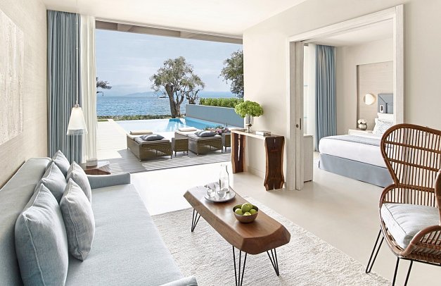 Ikos Dassia - Wohnbeispiel Suite 1 Schlafzimmer Meerblick (Zimmercodierung WBM)