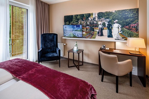 Hotel König Albert - Wohnbeispiel Doppelzimmer Superior (Zimmercodierung DS1)
