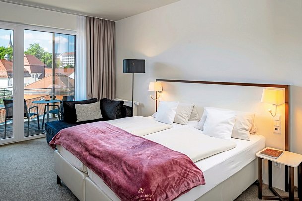 Hotel König Albert - Wohnbeispiel Doppelzimmer Delxue (Zimmercodierung DD1)