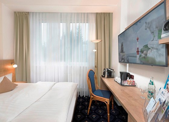 Best Western Ahorn Hotel Oberwiesenthal - Wohnbeispiel Einzelzimmer Standard (Zimmercodierung EB1)