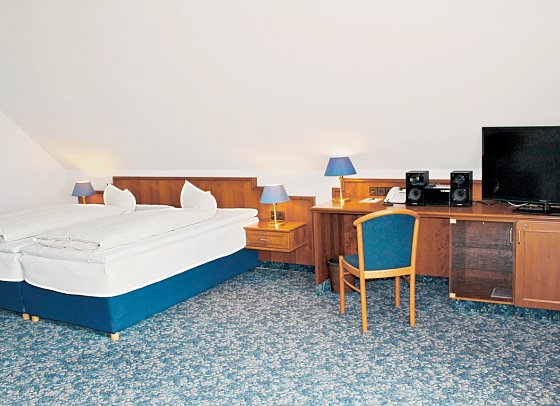 Alpina Lodge Hotel Oberwiesenthal - Wohnbeispiel Doppelzimmer Standard (Zimmercodierung DB1)