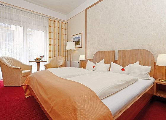 Hotel am Vitalpark - Wohnbeispiel Doppelzimmer Classic (Zimmercodierungen DB1, DC1 & XB1.XB3)