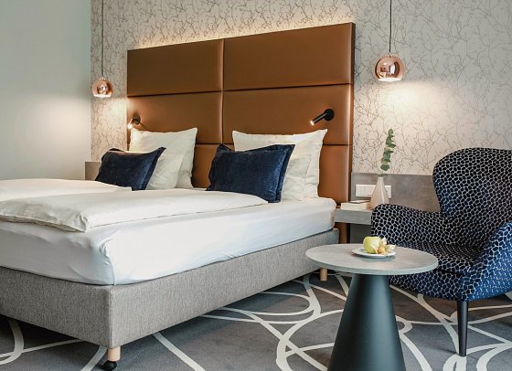 Hotel am Vitalpark - Wohnbeispiel Doppelzimmer Superior (Zimmercodierungen DB2 & DC3)
