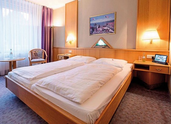 Waldhotel Berghof - Wohnbeispiel Doppelzimmer (Zimmercodierungen DB1 & DC1)