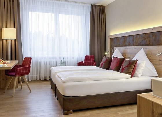 Waldhotel Berghof - Wohnbeispiel Doppelzimmer Komfort (Zimmercodierung DF1)