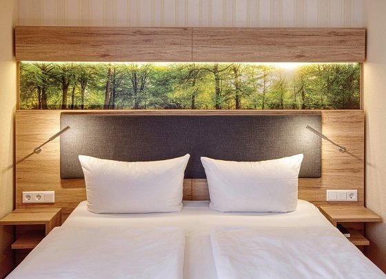 AKZENT Aktiv & Vital Hotel Thüringen - Wohnbeispiel Doppelzimmer Vital (Zimmercodierungen EF1 & DF1)