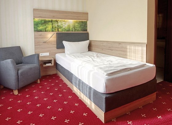 AKZENT Aktiv & Vital Hotel Thüringen - Wohnbeispiel Einzelzimmer Vital (Zimmercodierung EF1)