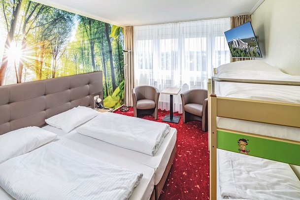 AHORN Panorama Hotel Oberhof - Wohnbeispiel Familienzimmer Classic Etagenbett (Zimmercodierung FB1)