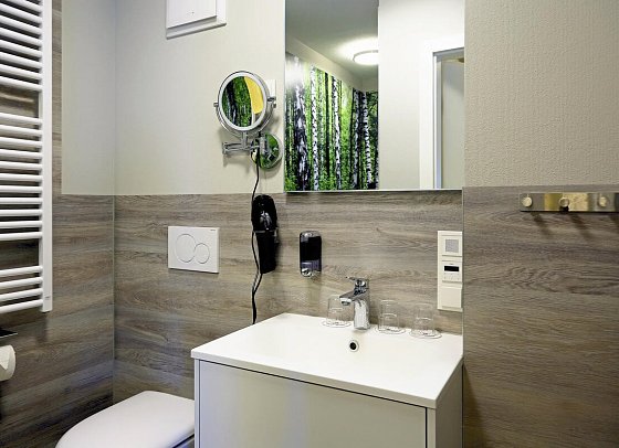 Berghotel Oberhof - Wohnbeispiel Doppelzimmer, Einzelzimmer (Zimmercodierungen DB1 & EB1)