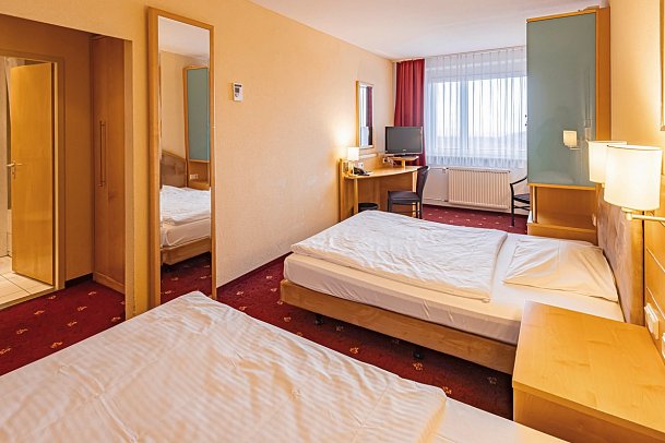 Ringberg Hotel - Wohnbeispiel Doppelzimmer Komfort (Zimmercodierungen DF1 & DC1)
