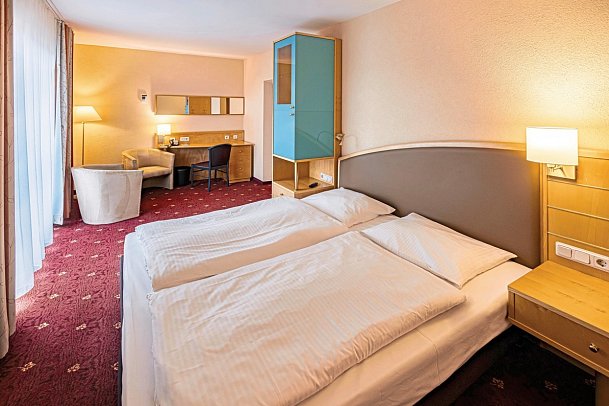 Ringberg Hotel - Wohnbeispiel Doppelzimmer Superior (Zimmercodierungen DS1 & DC2)