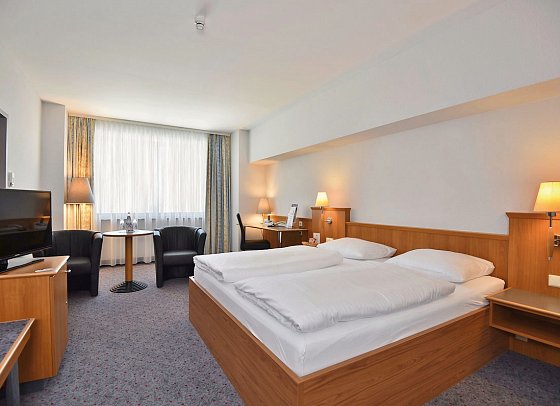 City Hotel am CCS - Wohnbeispiel Doppelzimmer (Zimmercodierungen DB1, DP1 & DC1)