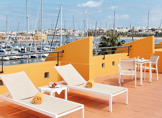 NH Marina Portimão Resort - Beispiel Balkon Appartement (Zimmercodierung AB1)