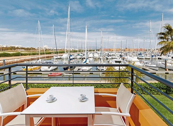 NH Marina Portimão Resort - Beispiel Balkon Appartement (Zimmercodierung AD1)