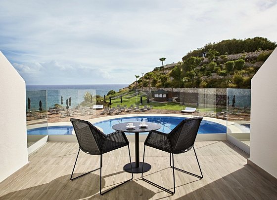 Tivoli Carvoeiro - Wohnbeispiel Familienzimmer Deluxe Meerblick (Zimmercodierung FDM)