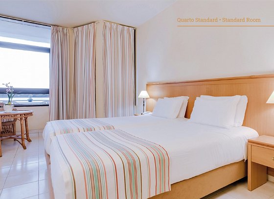 Auramar Beach Resort - Wohnbeispiel Doppelzimmer seitl. Meerblick (Zimmercodierung DBN)