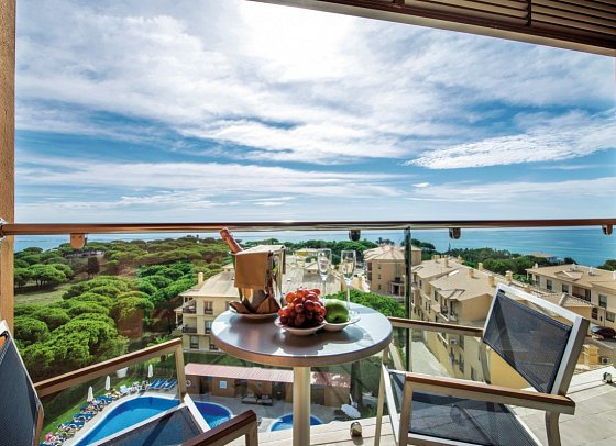 Aqua Pedra dos Bicos - Beispiel Balkon Doppelzimmer (Zimmercodierungen DM1 & DMC)