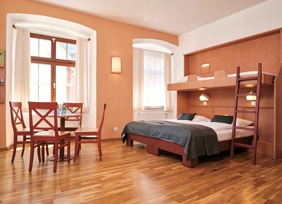 JUFA Hotel Meersburg - Wohnbeispiel Familienzimmer (Zimmercodierung FB1)