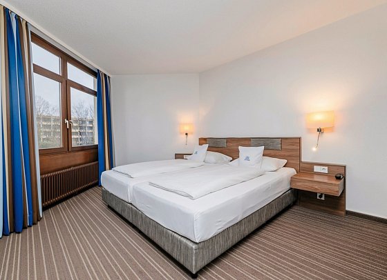 Parkhotel St. Leonhard - Wohnbeispiel Doppelzimmer Landseite (Zimmercodierung DB1)