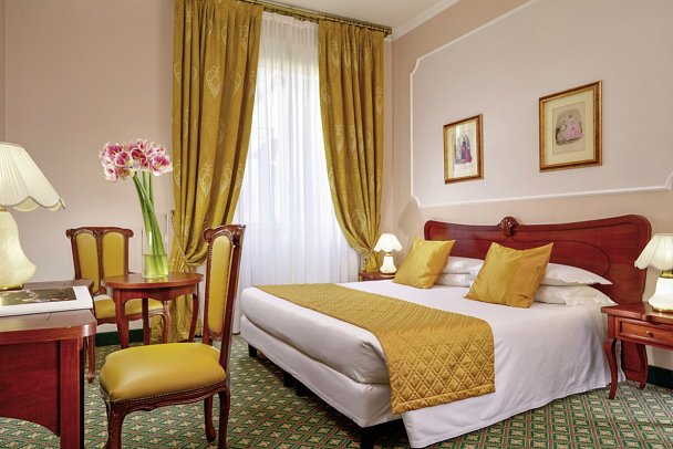 Hotel Berchielli - Wohnbeispiel Doppelzimmer Classic (Zimmercodierung DB1)