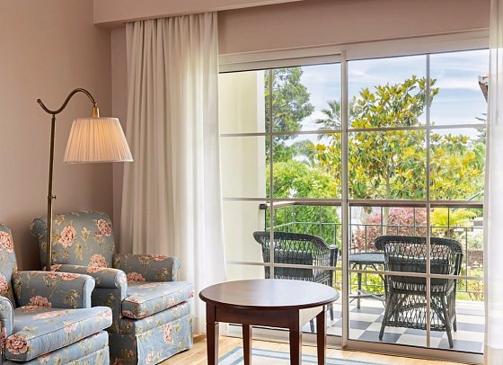 Quinta Jardins do Lago - Wohnbeispiel Doppelzimmer Gartenblick (Zimmercodierung DBG)