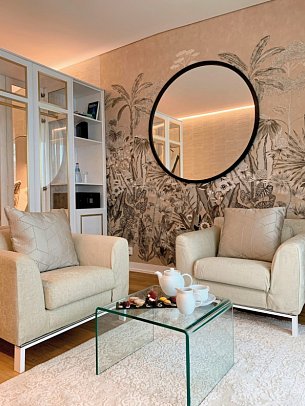Vidamar Resorts Madeira - Wohnbeispiel VIDA Juniorsuite Gartenblick (Zimmercodierung JBG)
