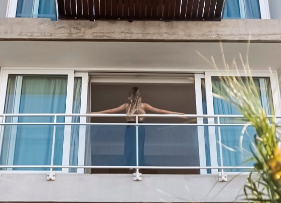 Orca Praia - Wohnbeispiel Doppelzimmer Meerblick (Zimmercodierung DBM)