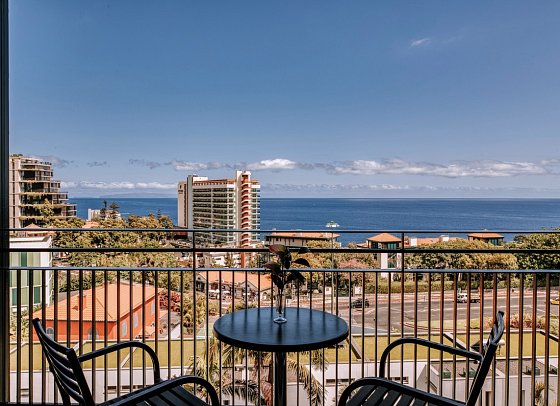 Enotel Magnólia - Beispiel Balkon (Zimmercodierungen D1M & D2M)