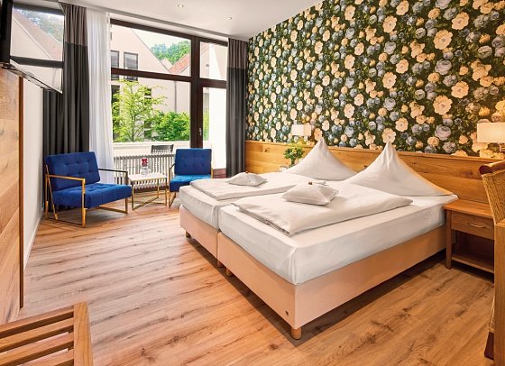 Hotel Gersfelder Hof - Wohnbeispiel Doppelzimmer (Zimmercodierung DB1)