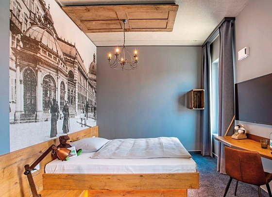 tinyTwice Hotel Wiesbaden - Wohnbeispiel Doppelzimmer COSY (Zimmercodierung DB1)