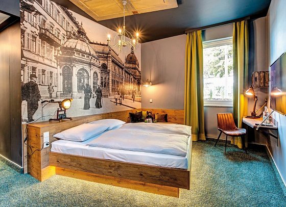 tinyTwice Hotel Wiesbaden - Wohnbeispiel (Zimmercodierung DB1)
