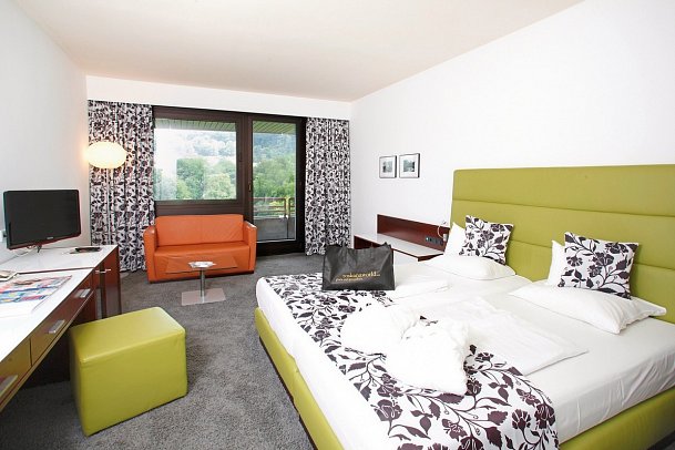Hotel an der Therme Bad Orb - Wohnbeispiel Doppelzimmer Komfort Parkseite (Zimmercodierung DF1)