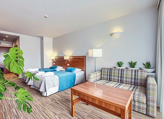 Ikar Plaza - Wohnbeispiel Doppelzimmer (Zimmercodierungen DP1, DB1, DB2 & DC1)