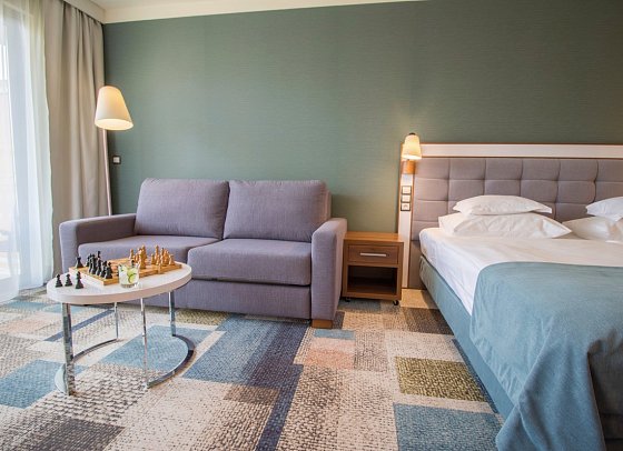 Aquarius Spa - Wohnbeispiel Doppelzimmer (Zimmercodierungen DP1, DB1 & DB4)