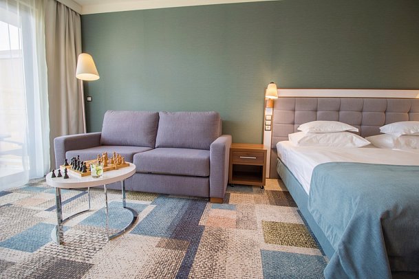 Aquarius Spa - Wohnbeispiel Doppelzimmer (Zimmercodierungen DP1, DB1 & DB4)
