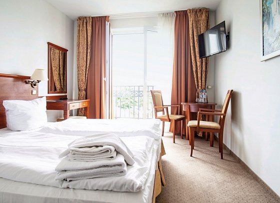 Gold - Wohnbeispiel Doppelzimmer Standard (Zimmercodierungen DG1, DG2 & DC1)