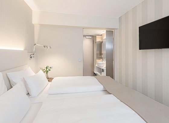 NH Hamburg Mitte - Wohnbeispiel Doppelzimmer Small Standard (Zimmercodierung DB1)