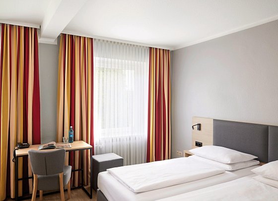 Hotel Central - Wohnbeispiel Doppelzimmer Komfort (Zimmercodierung DF1)
