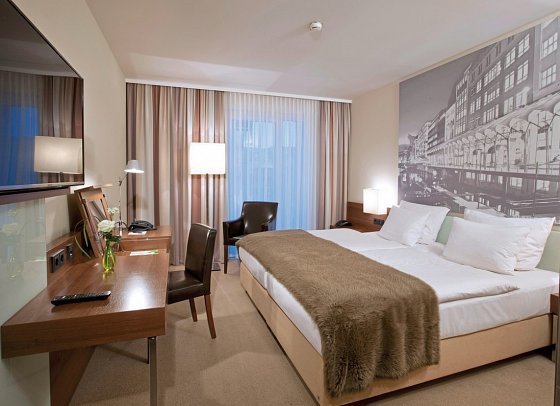 Lindner Hotel Hamburg Am Michel - Wohnbeispiel Doppelzimmer (Zimmercodierung DB1)