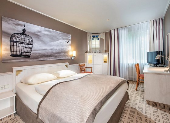 Park Hotel Hamburg Arena - Wohnbeispiel Doppelzimmer Standard (Zimmercodierung DG1)